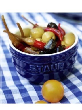 STAUB | Blue Stoneware Prep Bowl 3.5" x 2 1/4" Farmhouse